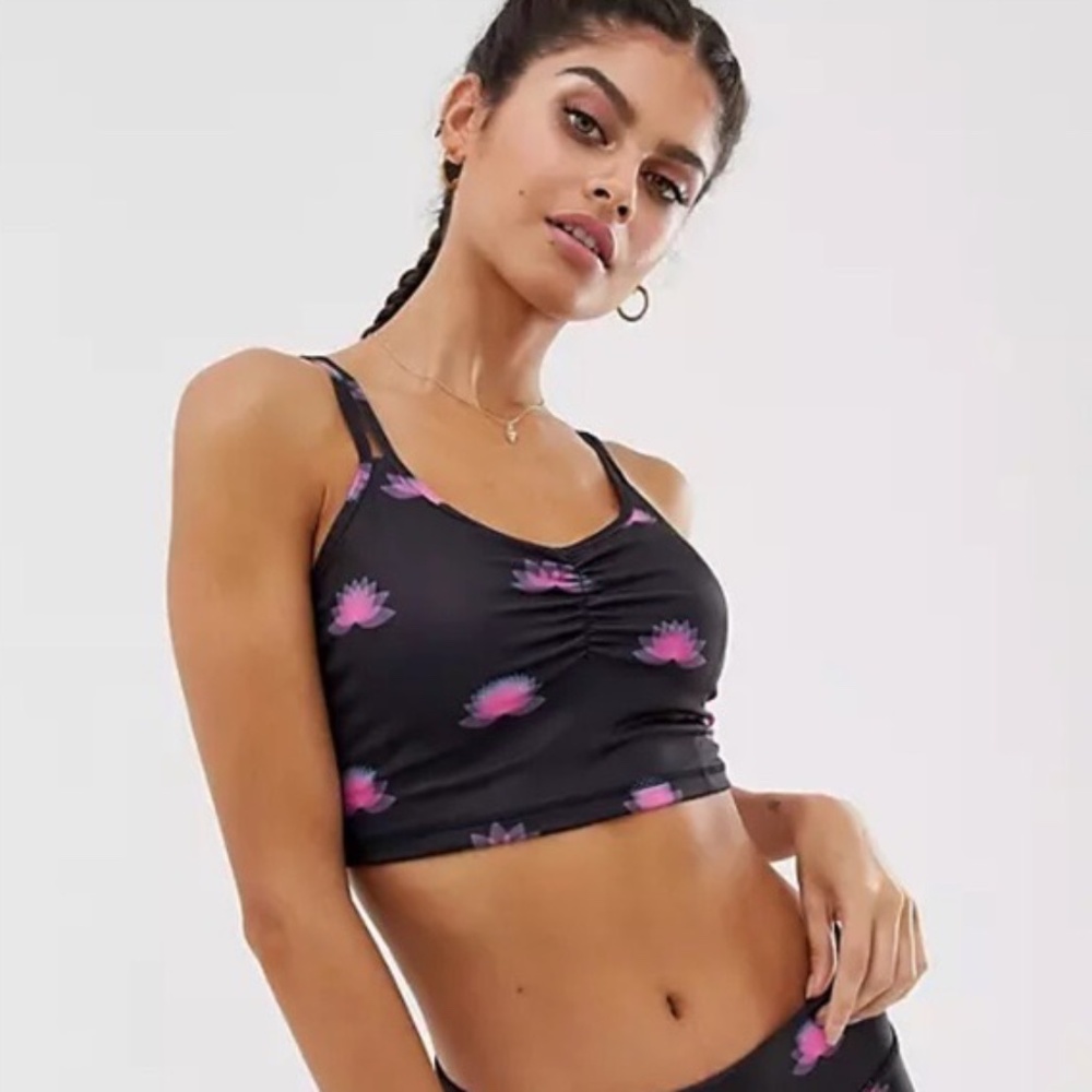 FP Movement Lotus Crop Top Sports Bra SZ S